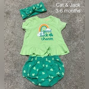 St. Patrick’s Day Outfit 3/6 months